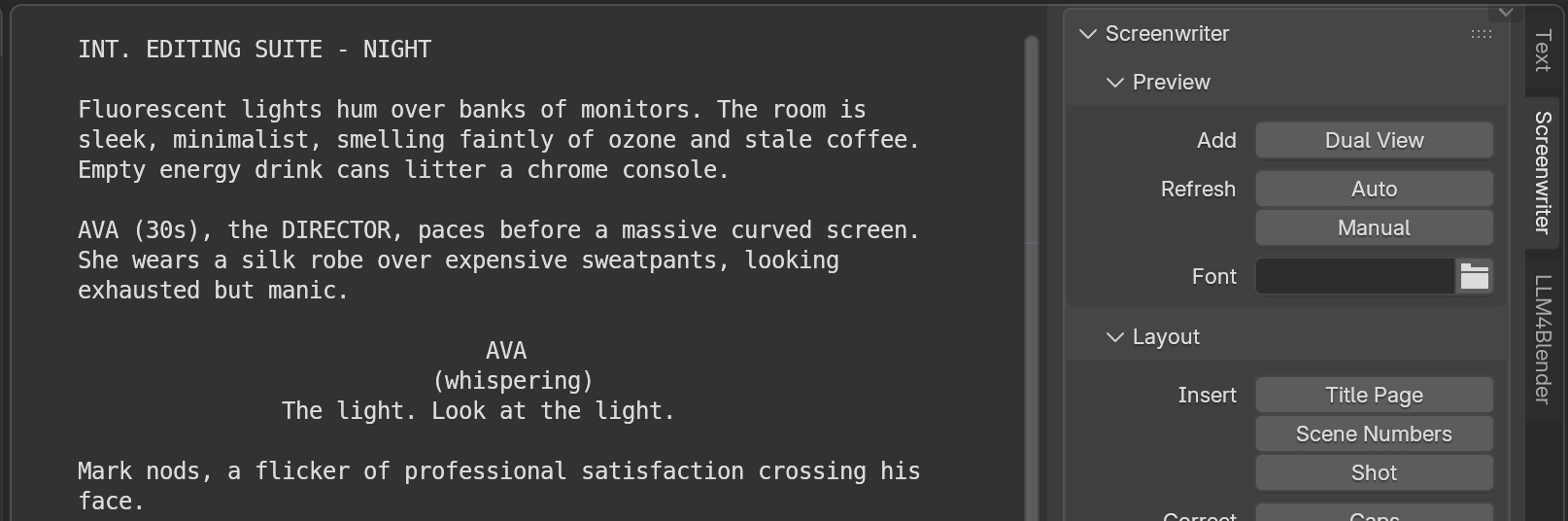 Screenwriter Preview