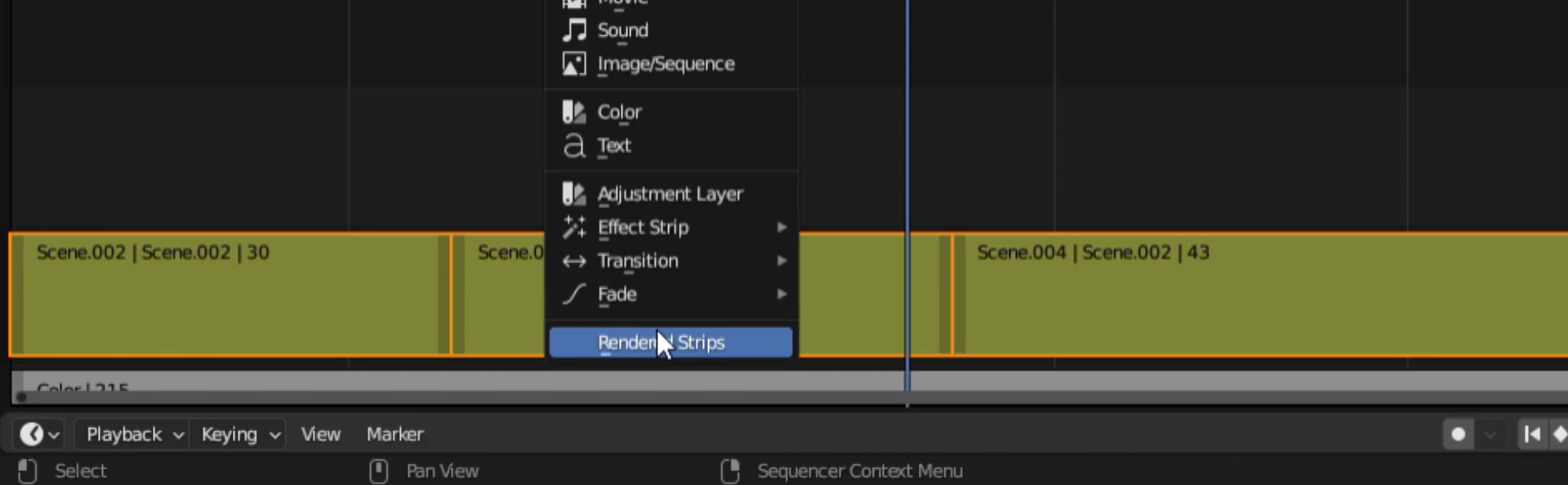 Add Rendered Strips Preview